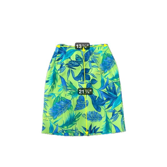 Jessica Howard Womens Tropical Leaf Print Sleeveless Dress Size 10 Polyester Spa - Picture 10 of 12